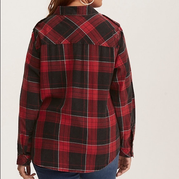 Torrid plaid shirt - Picture 2 of 6